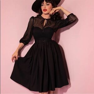 NWOT Vixen by Micheline Pitt Frenchie Swing Dress - XS